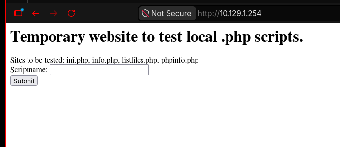 Página web principal